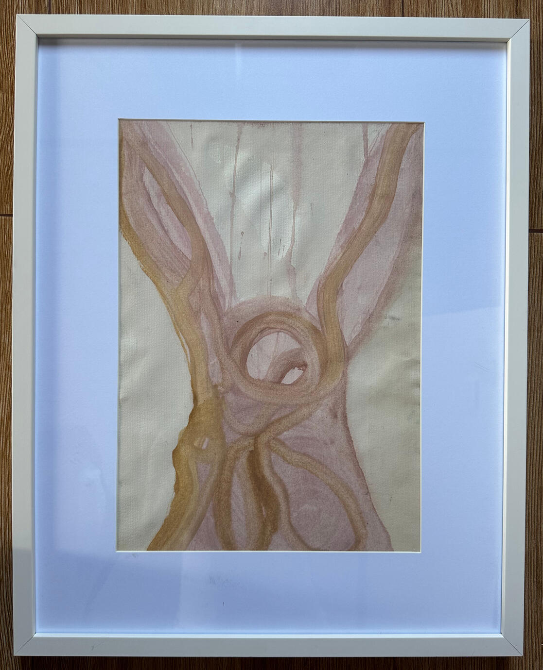 Soft Vortex explores the weaving patterns of life’s rhythms — fluid lines spiraling and entwining, converging into a central pulse.